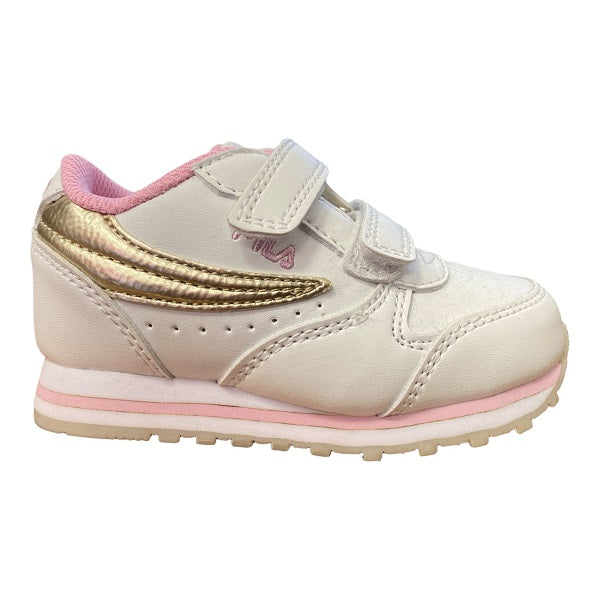 Fila Orbit 1011080.00I Sneakers Infant Bambina Velcro Bianco Oro