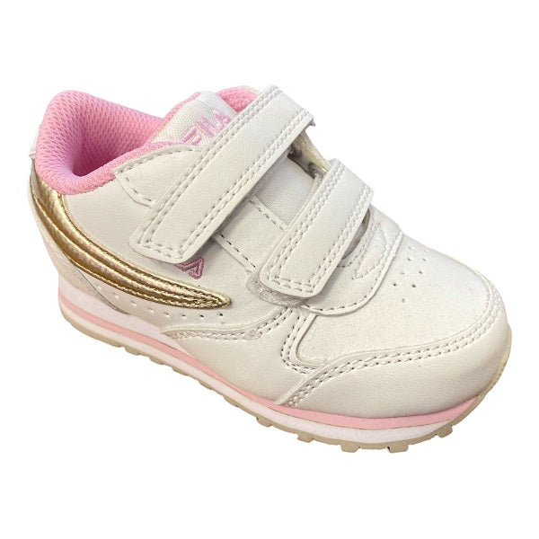 Fila Orbit 1011080.00I Sneakers Infant Bambina Velcro Bianco Oro