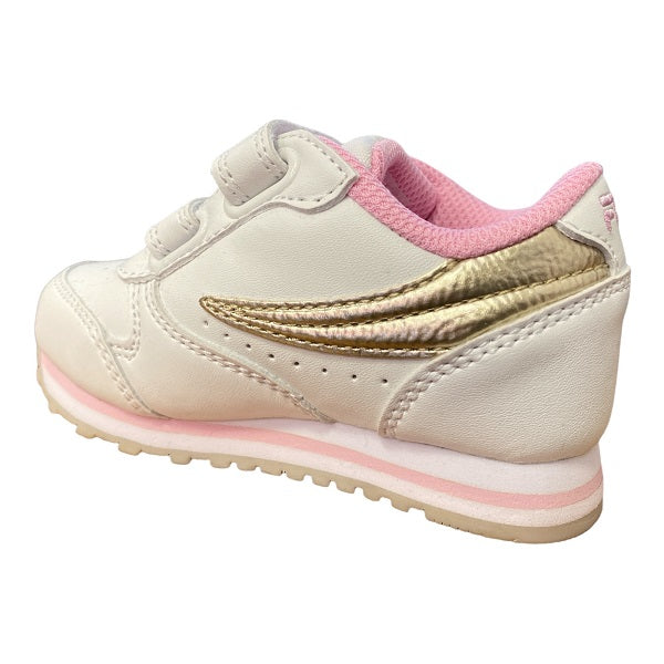 Fila Orbit 1011080.00I Sneakers Infant Bambina Velcro Bianco Oro