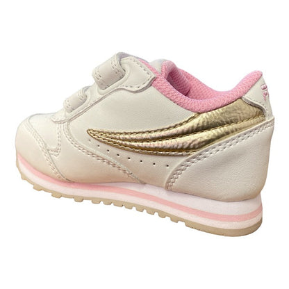 Fila Orbit 1011080.00I Sneakers Infant Bambina Velcro Bianco Oro
