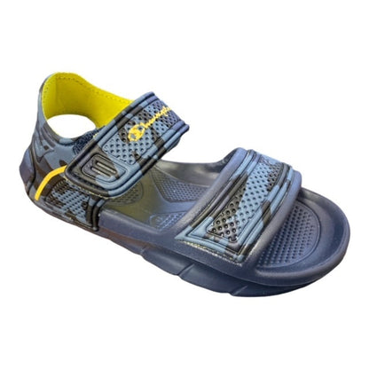 Champion sandalo da bambino Squirt B PS S31243 BS035 DRB blu mimetico-giallo