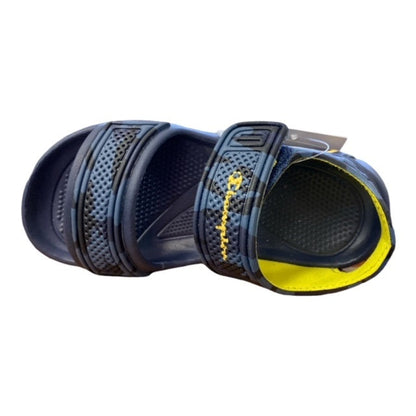 Champion sandalo da bambino Squirt B PS S31243 BS035 DRB blu mimetico-giallo