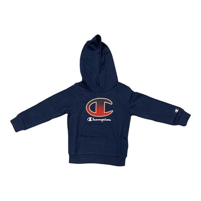 Champion Felpa Junior un cotone garzato con cappuccio 305975 BS503 BLI navy