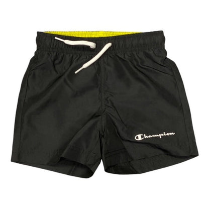 Champion completino da bambino maglietta e pantaloncino 306051 YS109 SLH giallo nero