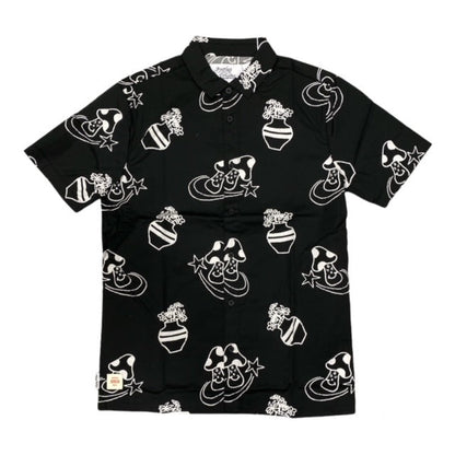 Globe Underground Holiday SS Shirt GB02244001 BLK black