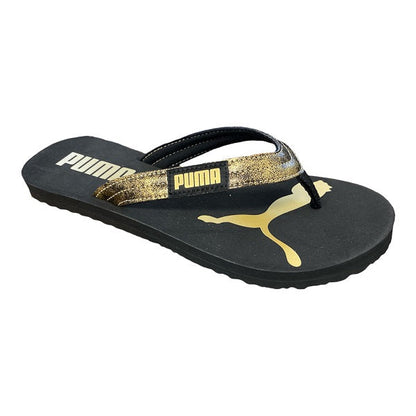 Puma Infradito da donna Cozy Flip Stardust 384115 01 black-gold