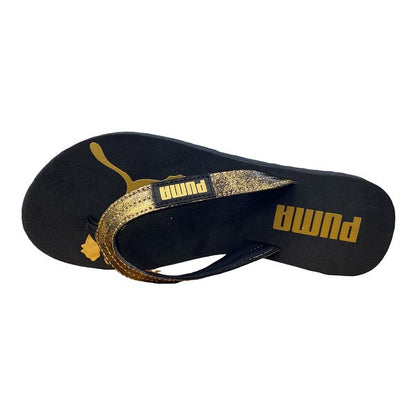 Puma Infradito da donna Cozy Flip Stardust 384115 01 black-gold