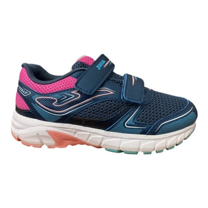 Joma scarpa da ragazza con strappi Vitaly Jr 2233 navy-fucsia