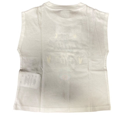 Champion Completo ragazza T-shirt smanicata e pantaloncino 404397 WW001 WHT white