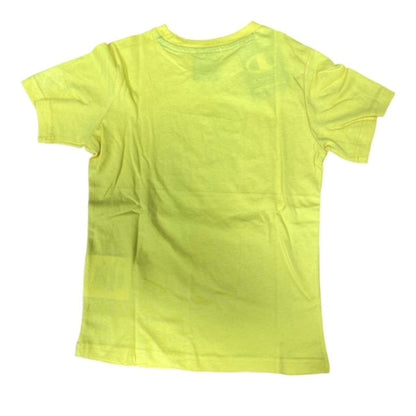 Champion Completino da ragazzo T-shirt manica corta e Pantaloncino 306050 YS099 MZE giallo nero