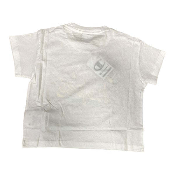 Champion Completo ragazza T-shirt manica corta e pantaloncino 404396 WW001 WHT white
