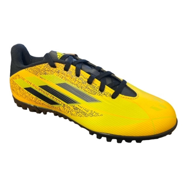 Adidas X Speedflow Messi.4 SOGOLD scarpa da calcetto unisex GW7429 oro solare-nero-giallo