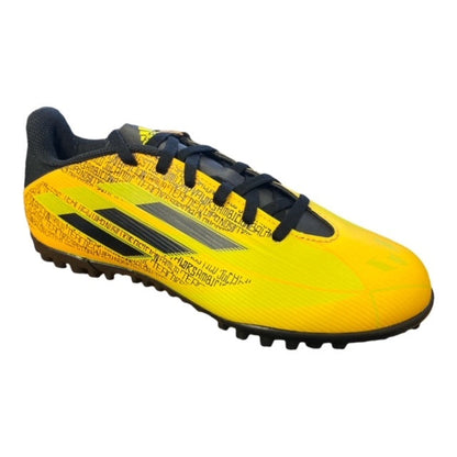 Adidas X Speedflow Messi.4 SOGOLD scarpa da calcetto unisex GW7429 oro solare-nero-giallo