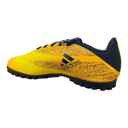 Adidas X Speedflow Messi.4 SOGOLD scarpa da calcetto unisex GW7429 oro solare-nero-giallo