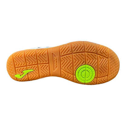 Joma scarpa da calcetto indoor da bambino con velcro Top Flex 704 blu bianco