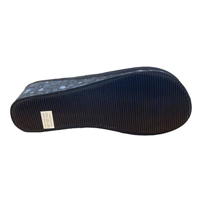 Joma ciabatta infradito da donna con rialzpo S.Paris 401 nero viola