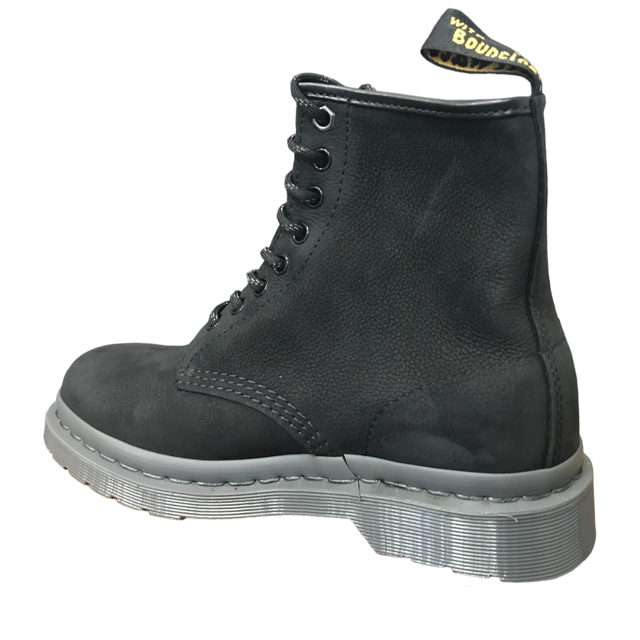Dr. Martens anfibio unisex in pelle morbida 1460 Milled Nubuck WP 27671001 nero