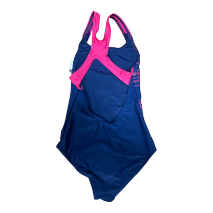 Arena Costume intero da ragazza Swimsuit Logo 006356 790 navy-freak rose