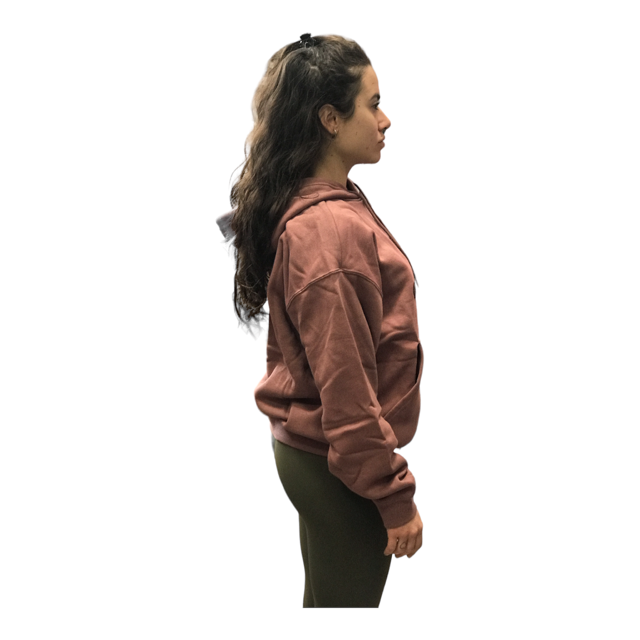 Converse felpa con cappuccio da donna Go-To Star Chevron Loose Fit  10024915-A04 283 rosa