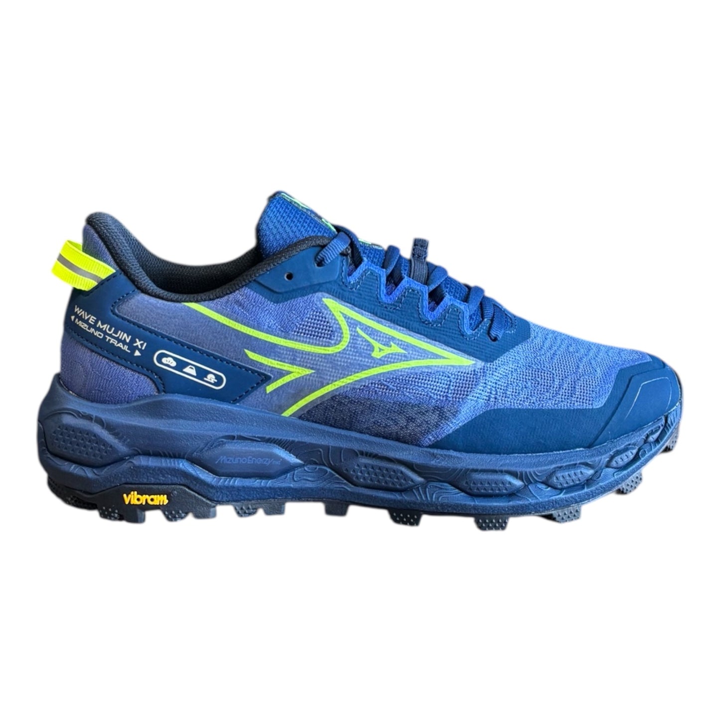 Mizuno Scarpa Trail Running Uomo Wave Mujin 11 J1GJ257051 Blu Giallo