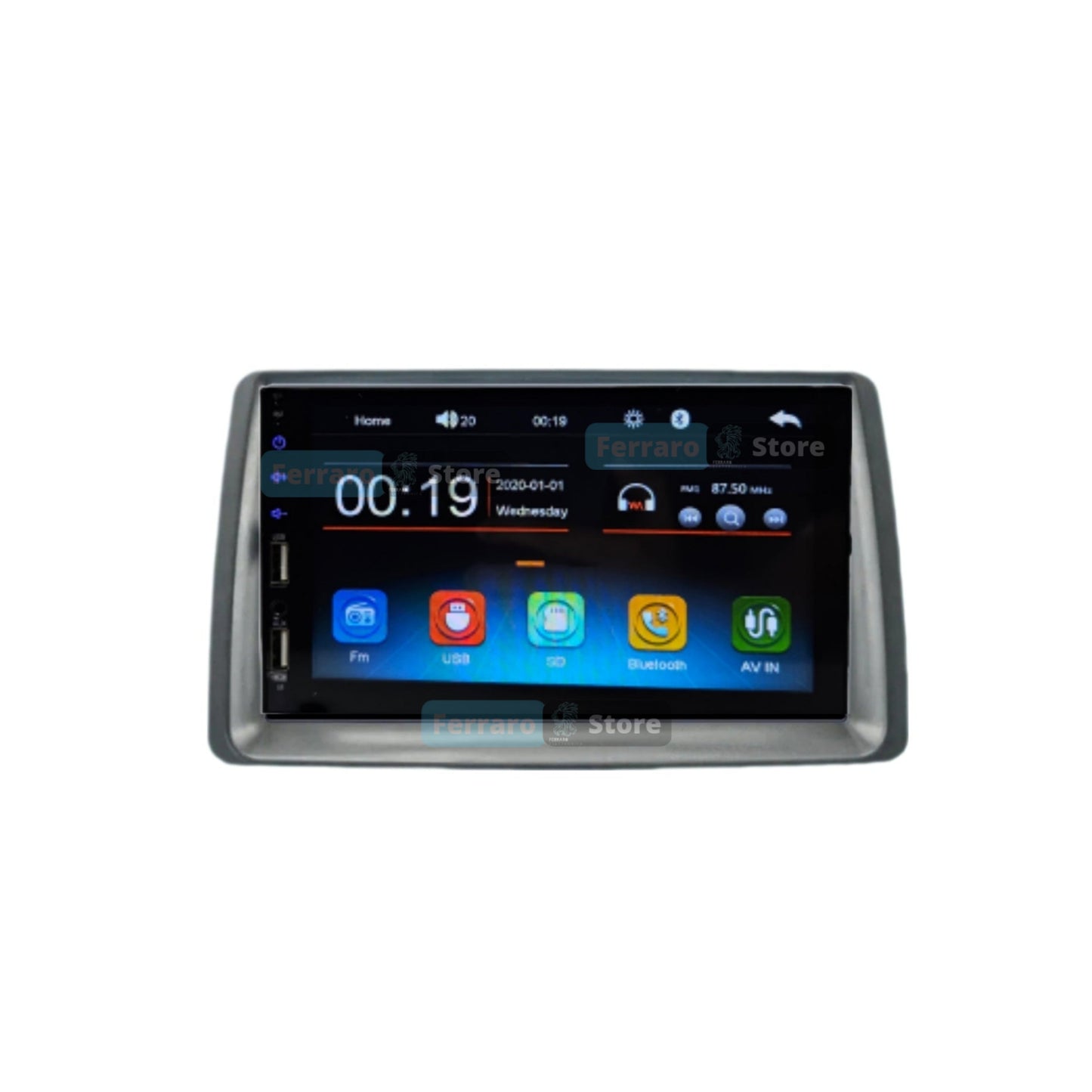 Autoradio per Fiat Panda 2a Serie 7" (2003-2013) Bluetooth, Radio, USB, CarPlay, Android Auto