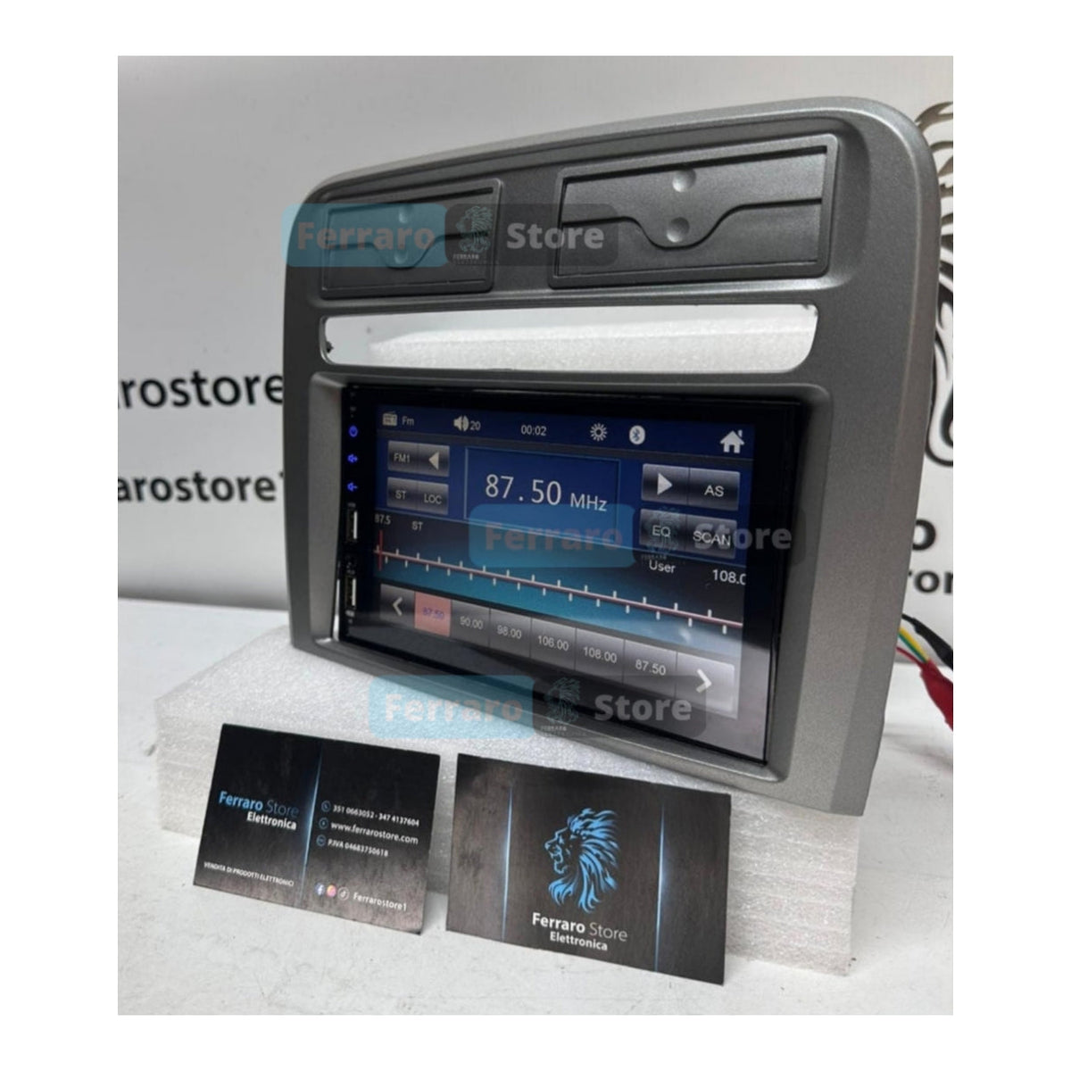 Autoradio per Fiat Grande Punto 7" (2005-2009) Bluetooth, Radio, USB, CarPlay e Android Auto