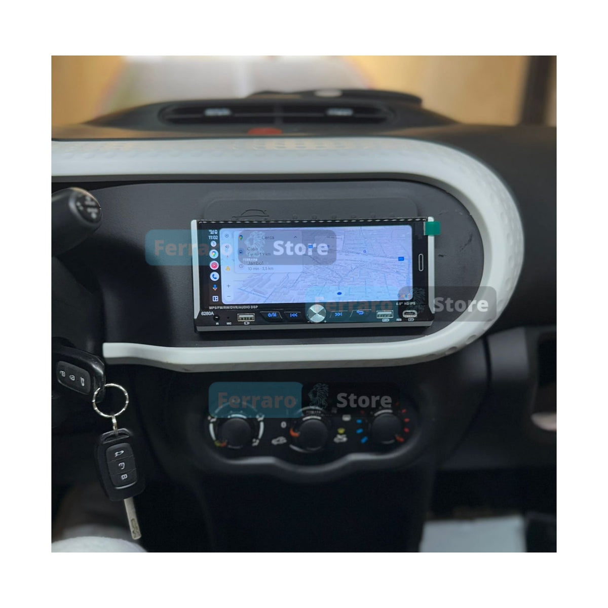 Autoradio per Renault Twingo III 6.9" (2014-2024) Android, Bluetooth, CarPlay, Android Auto, 2/32GB Ram