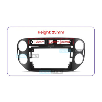 Kit Montaggio Autoradio 9"Pollici Volkswagen Tiguan (2006-2016) Mascherina, Cablaggio Autoradio Android