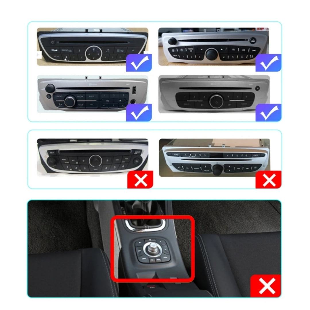 Autoradio per Renault Megane 3 12.3" | 2008-2016 | Android | Bluetooth | CarPlay | Android Auto | 4/64GB Ram