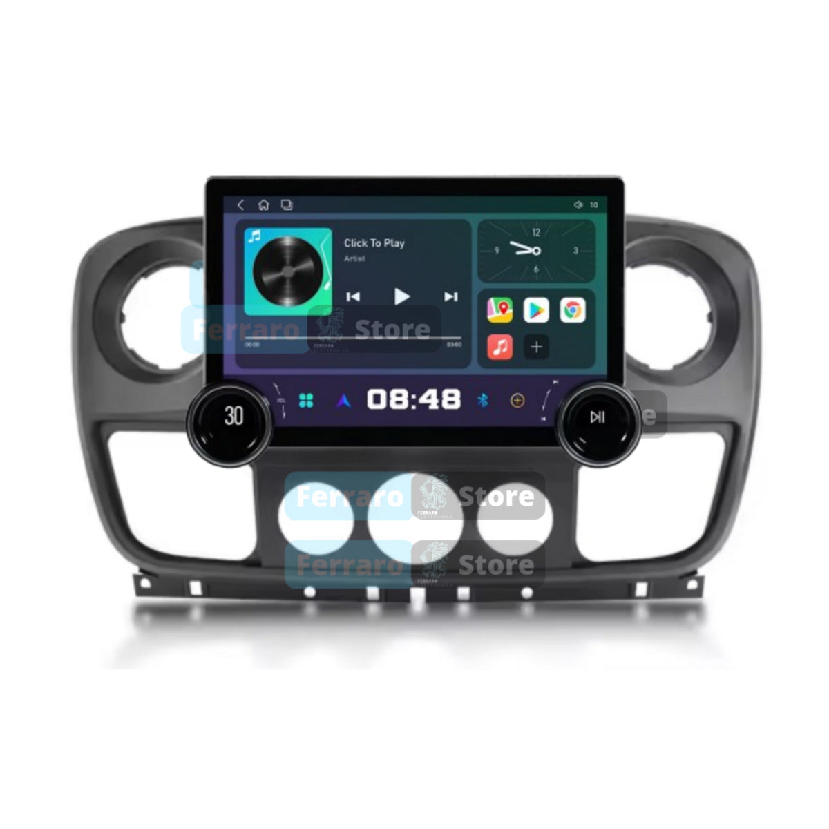 Autoradio per Renault Master,  Nissan NV400, Opel Movano 11.8" 2K (2010-2019) Android, Bluetooth, CarPlay, Android Auto, 4/64GB Ram