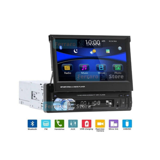 Autoradio per Nissan Micra 7" (2002-2010) Bluetooth, Radio, USB, Mirror Link