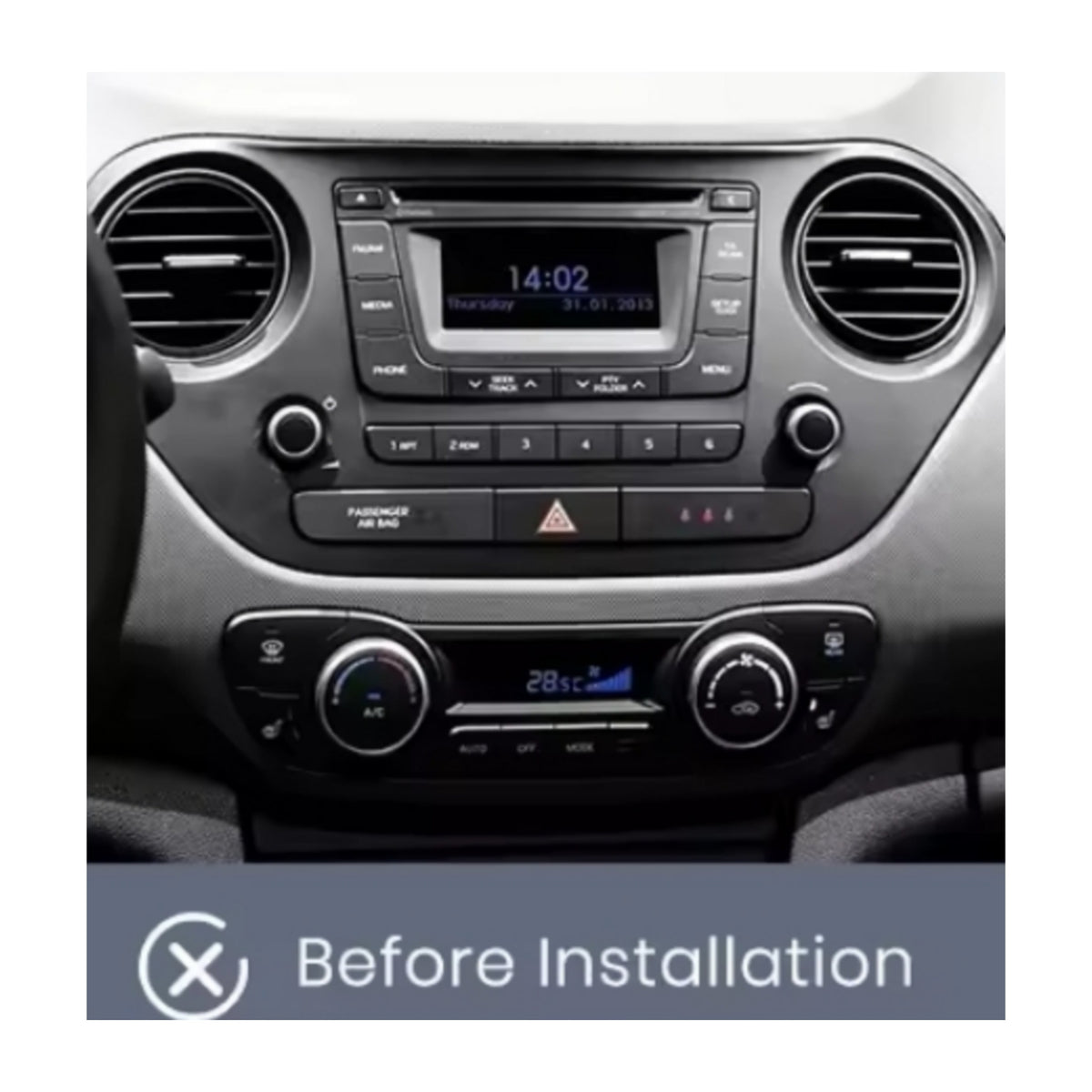 Autoradio per Hyundai Grand i10 7" (2013-2019) Android, Bluetooth, CarPlay, Android Auto, 2GB/4GB/6GB/8GB Ram