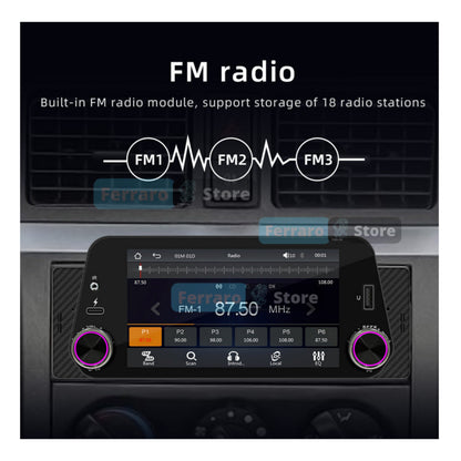 Autoradio per Alfaromeo 159 5" No Navi. Di Serie (2005-2011) Bluetooth, Radio, USB, Navigatore, CarPlay e Android Auto Cablato