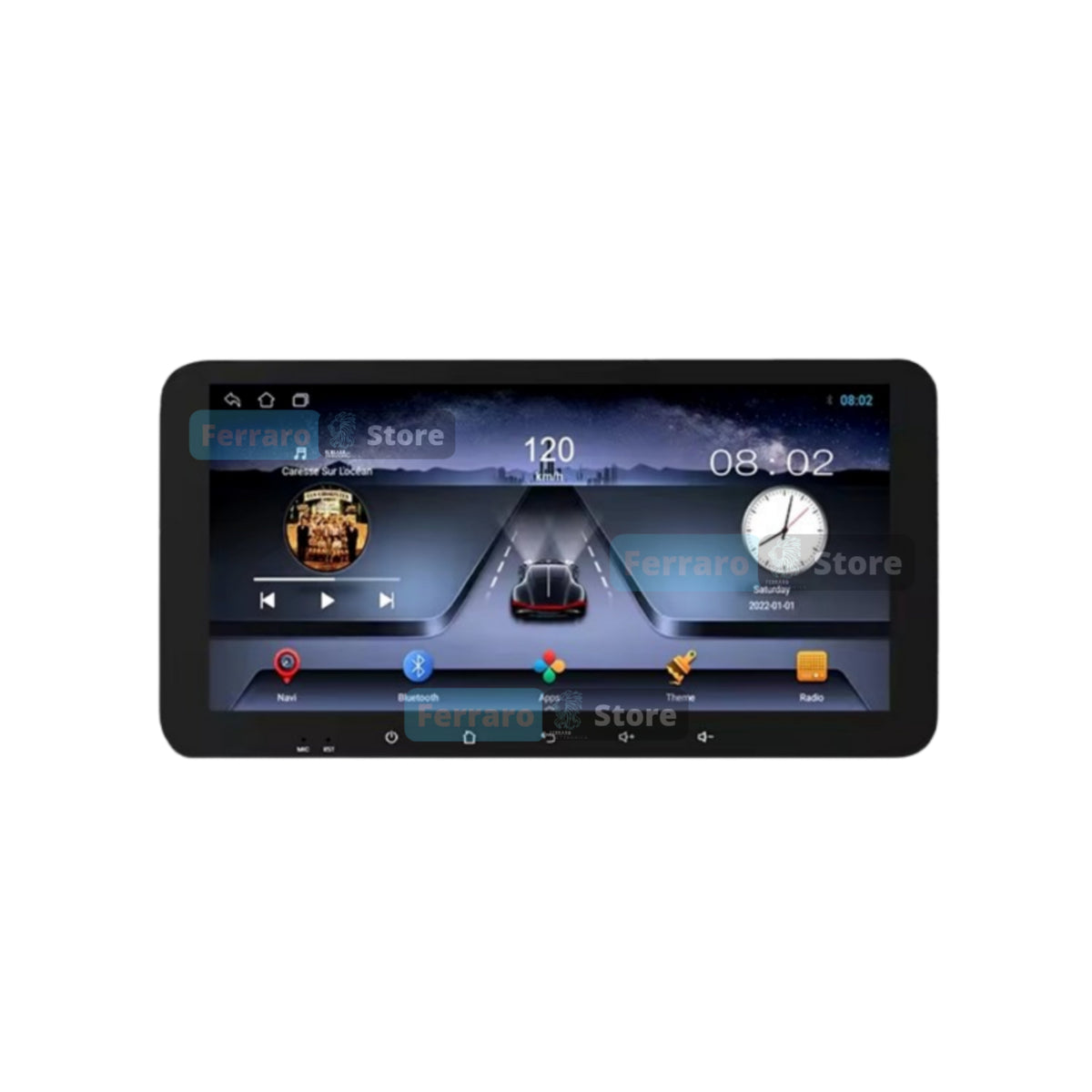 Car stereo for Peugeot 208/2008 10.35" (2012-2019) Android, Bluetooth, CarPlay, Android Auto, 4/64GB RAM