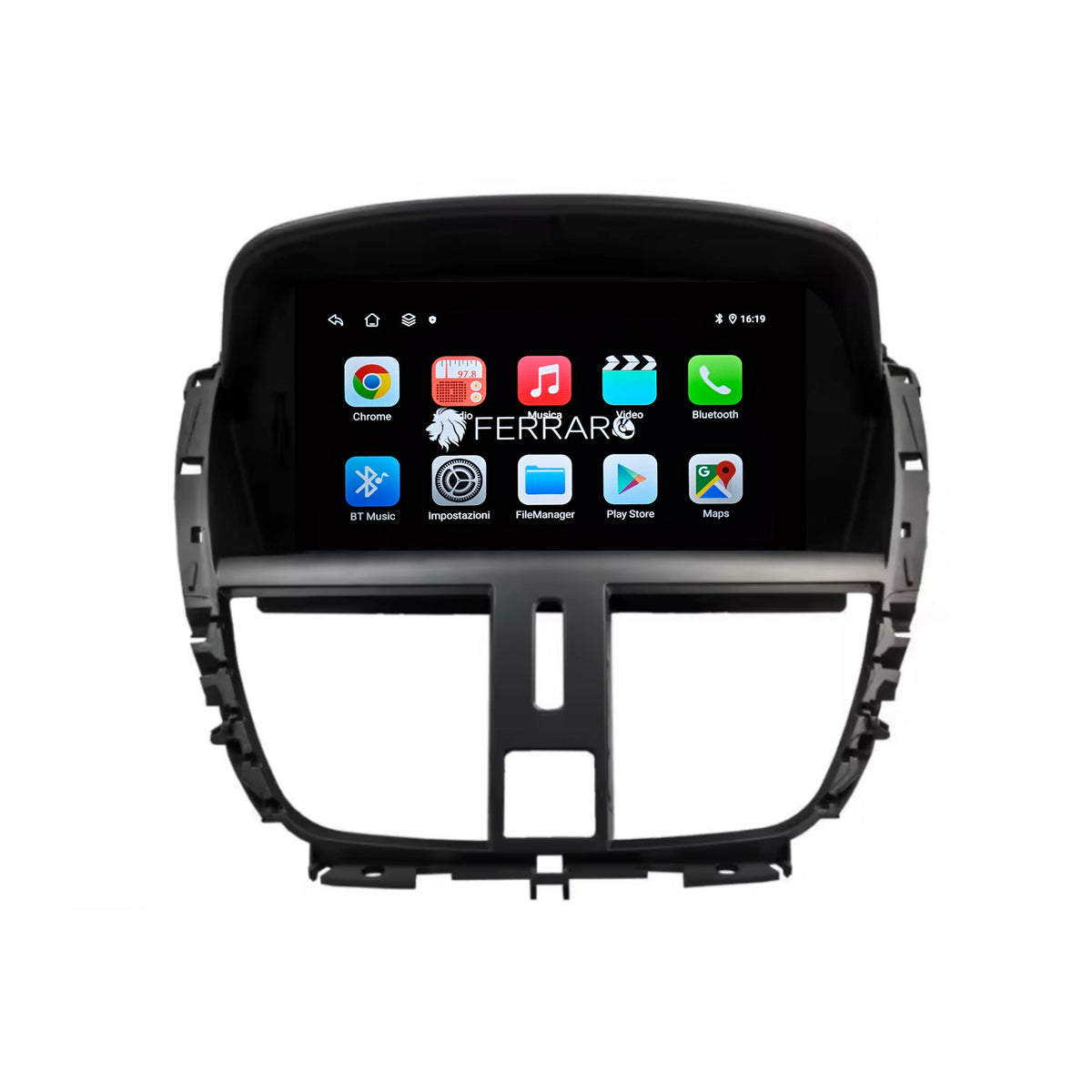 (PRENOTA) Autoradio per Peugeot 206, 207 7" (2006-2015) Android, Bluetooth, CarPlay, Android Auto, 4GB/8GB Ram