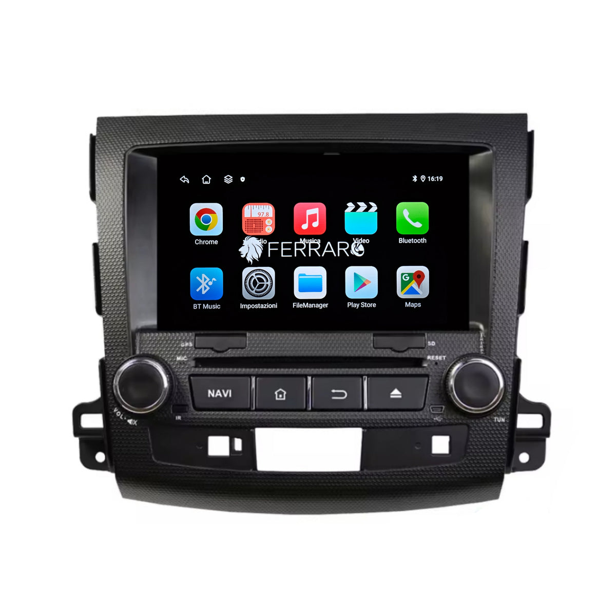 (PRENOTA) Autoradio per Peugeot 4007, Mitsubishi Outlander,  Citroen C-Crosser 8" (2007-2012) Android, Bluetooth, CarPlay, Android Auto, 4GB/8GB Ram