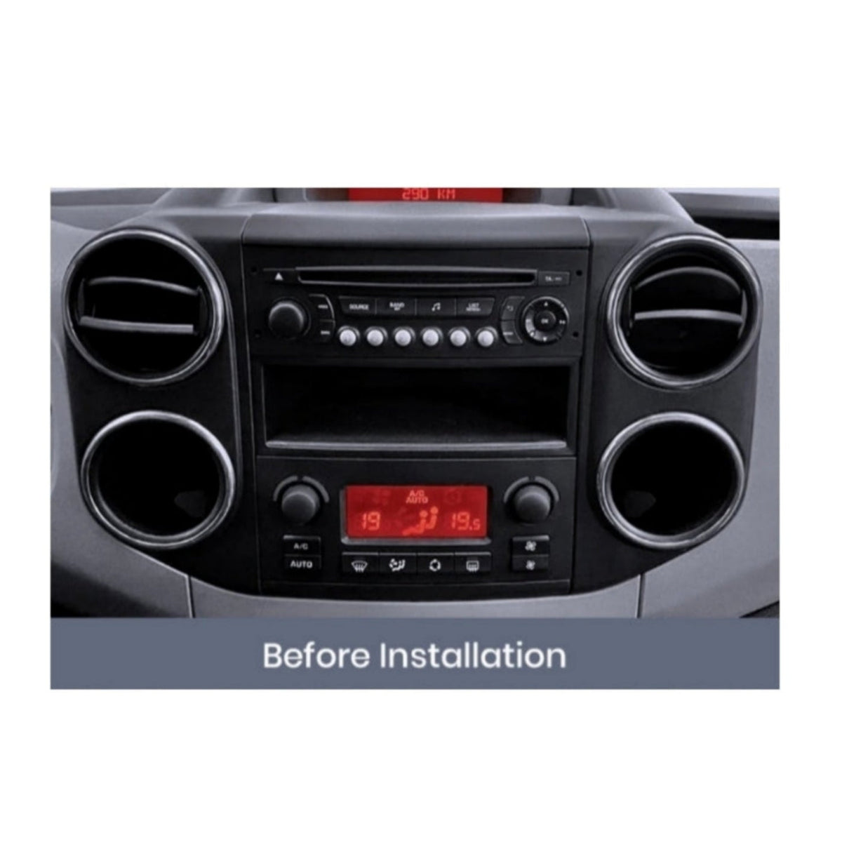 Autoradio per Citroen Berlingo B9, Peugeot Partner 6.9" (2008-2019) Android, Bluetooth, CarPlay, Android Auto, 2/32GB Ram