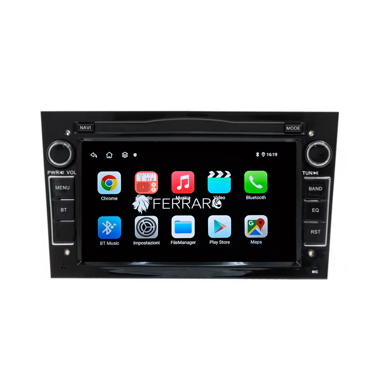 (PRENOTA)  Autoradio per Opel Universale 7" Anni in Descrizione, Android, Bluetooth, CarPlay, Android Auto, 4GB/8GB Ram