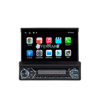 Autoradio per Peugeot Boxer, Citroen Jumper, Fiat Ducato 7" (2006-2022) Android, Motorizzato, Bluetooth, CarPlay, Android Auto, 2/32GB Ram