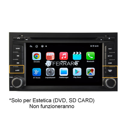 (PRENOTA) Autoradio per Seat Leon MK3, Ibiza 7" (2012-2018) Android, Bluetooth, CarPlay, Android Auto, 4GB/8GB Ram