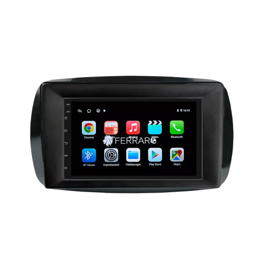 Autoradio per Smart 453 7" (2014-2020) Android, Bluetooth, CarPlay, Android Auto, 2GB/4GB/6GB/8GB Ram