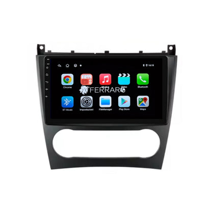 Autoradio per Mercedes Classe C 9" (2004-2007) Android, Bluetooth, CarPlay, Android Auto, 2GB/4GB/6GB/8GB Ram