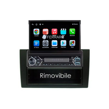 Autoradio per Audi A4 B6 7" (2000-2009)Android, Motorizzato, Bluetooth, CarPlay, Android Auto, 2/32GB Ram