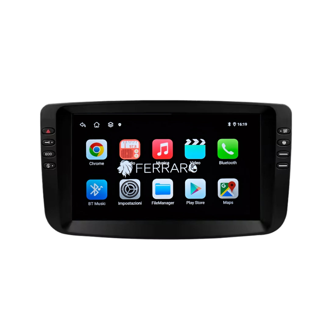 Autoradio per Punto Evo 9" (Dal 2009) in Poi Android, Bluetooth, CarPlay, Android Auto, 2GB/4GB/6GB/8GB Ram
