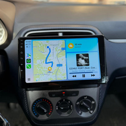 Autoradio per Fiat Grande Punto 1Din 9" (2005-2009) Android, Bluetooth, Estraibile, CarPlay, Android Auto, 2/4GB Ram