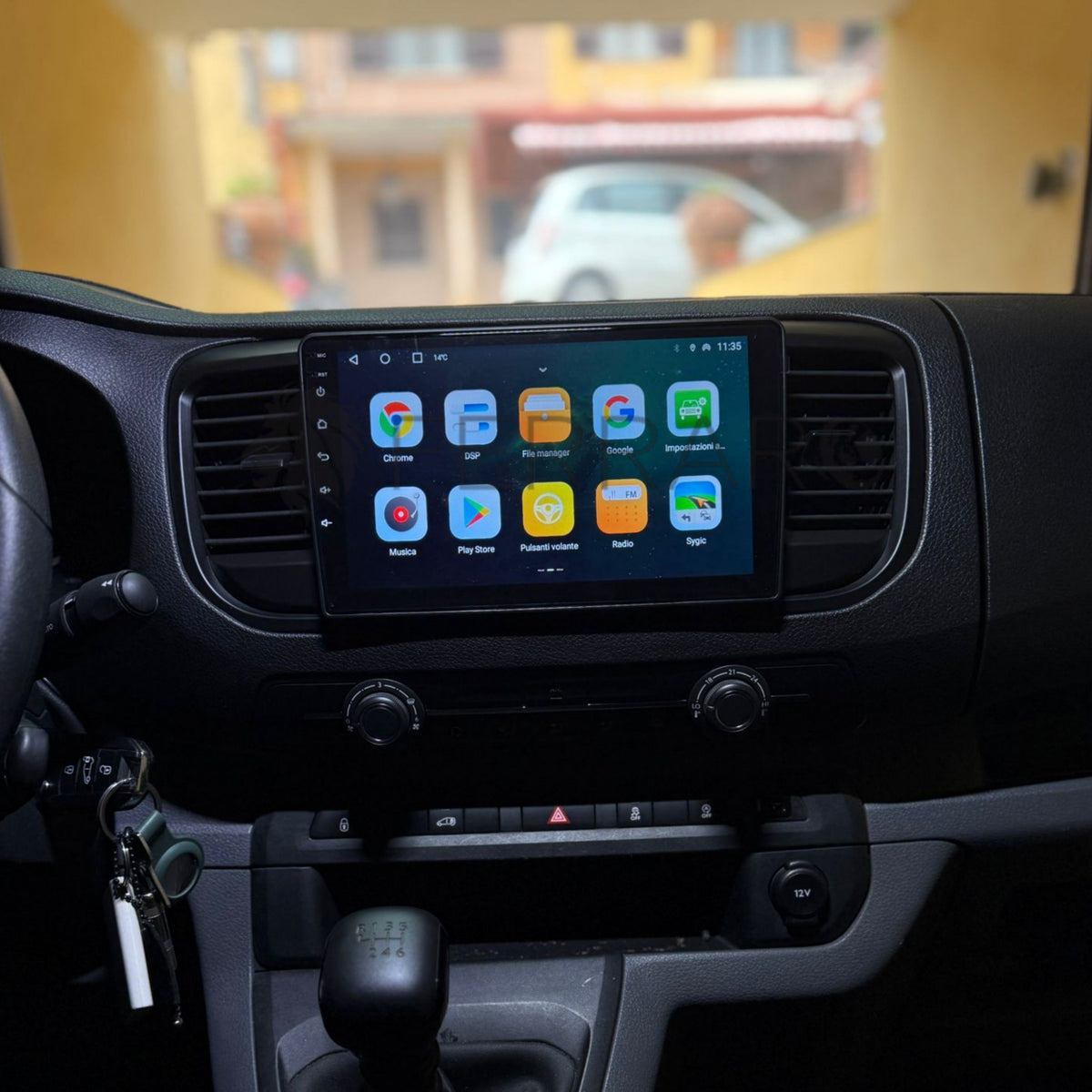 Autoradio per Peugeot Expert, Citroen Jumpy 3, SpaceTourer, Opel Vivaro 9" (2016-2021) Android, Bluetooth, CarPlay, Android Auto, 2GB/4GB/6GB/8GB Ram