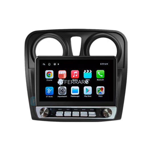 Car radio for Logan, Sandero, Stepway Symbol 10" Android, Bluetooth, CarPlay, Android Auto, 4/64GB RAM