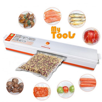Professionelle Vakuummaschine Beutelversiegelung Lebensmittelverpackung + Rolle