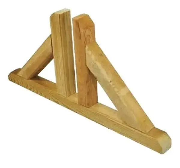 Piede x pannello legno pino 50x30