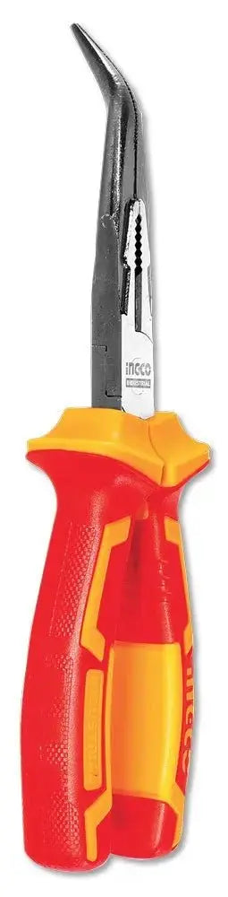 Pinza becco curvo isolata 1000V 200mm Ingco